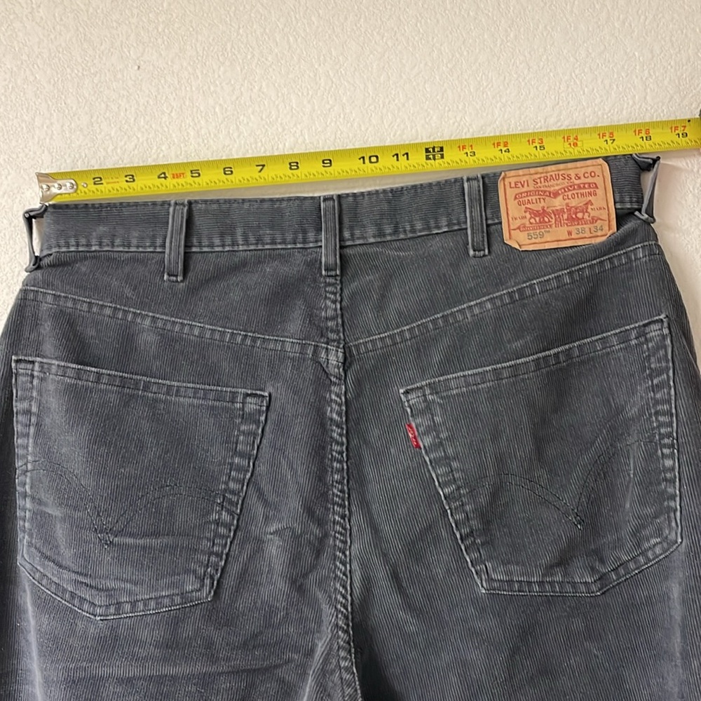 Levi’s 559 Size W38 x L34 Corduroy Gray - Picture 4 of 8
